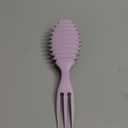 27x7.9x4.2cm Air Cushion Hair Brush, Curly Hair Styling Comb, Detangling Hair Brush, Scalp Massage Hair Comb, Ergonomic Hair Brush for Travel, Lightweight Hair Styling Comb, Gentle Hair Detangler (Violet)