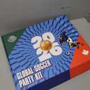 Soccer Fan Gear Set for 2026 World Tournament, Soccer Party Favors Kit with Flag,Scarf, Face Paint, Clapper, Horn&Glasses,Supporter Accessories for Game Day, Sports Event, Gift