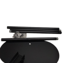 Haopengyou Events Exhibitions Small Black Stand