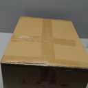 SORCEDAS Portable Wardrobe Closet Storage Organizer Metal Hanging Rack NonWoven Fabric (Coffee, 51 Inch)