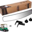 10L0L Golf Cart Mirror Rear View 16.5" Extra Wide 180 Degree Panoramic for Yamaha EZGO Club Car and Others