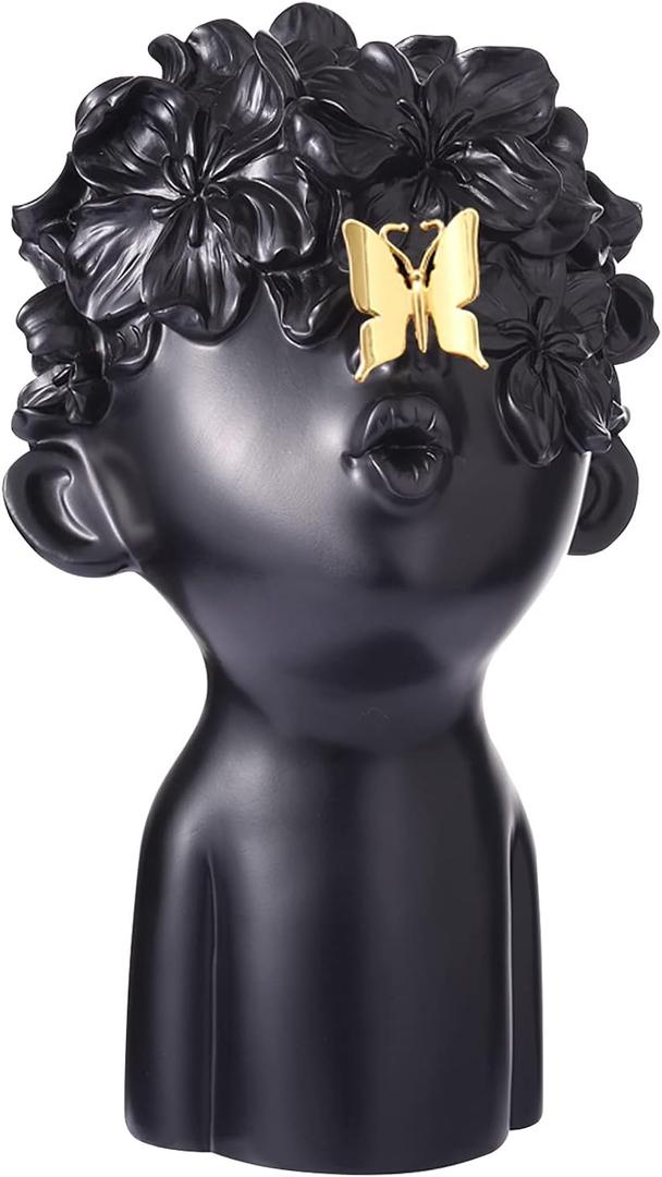 Notakia Modern and Simple Sculptures Home Decor Statues Resin Figure Gift Black Big Size