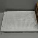 Metal Stackable Expandable Storage Shelf - Multi-Functional Home Storage Shelf, Suitable for Kitchen, CabinetBathroom, Office, Garage, etc 3PACKS/White/Large