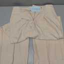 NIMIN Women Wide Leg Pants High Waisted Business Casual Work Trousers Dressy Pants with Pockets (Beige, XS)