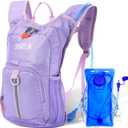 Shinylin Kids Hydration Backpack with 1.5L Water Bladder Hiking Backpack Lightweight for Boys or Girls Children Biking Climbing Running Cycling