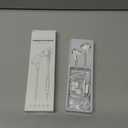 iPhone 17e 17 16 USB C Wired Headphones with Microphone, Noise Cancelling Earbuds USBC for iPhone 16e Pro Max 15 Plus, Samsung Galaxy Bud Ultra Apple Wired Ear Buds in-Ear Type C Plug Earphones Mic (White)