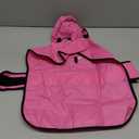 Weesiber Dog Raincoat, Waterproof Dog Rain Jacket with Leash Hole, Hooded Pet Poncho Lightweight Puppy Coat for Small Dogs (S, Pink)