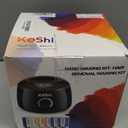 KeShi Waxing Kit, Painless Hair Removal Wax Warmer with 6 Bags Hard WaxBeans for Full Body, Legs, Face, Eyebrows & Bikini— Ideal for Both Women & Men(Orange)