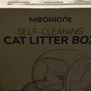 Meowant Self Cleaning Litter Box, Automatic Litter Box Self Cleaning with APP Control, 75L Extra Large Open Low Entry Smart Cats Litter Boxs for Multi-Cat Compatible Senior Cats Large Cats