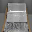 Furologee Nightstands Set of 2, End Table with 2 Fabric Drawers, Night Stand with 2 Hooks, Open Wood Shelf Bedside Table for Bedroom/Living Room/White