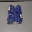 2 x Small Pencil Case Pouch for Girls and Boys Kids, Large Capacity Canvas Pen Bag School Supplies, Portable Pencil Case, Simple Zipper Stationery Bag for Women Men Adults (Light Blue