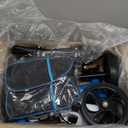 Steerable Knee Walker Deluxe Medical Scooter for Foot Injuries Adult Compact Crutches (WB-2105 Blue)