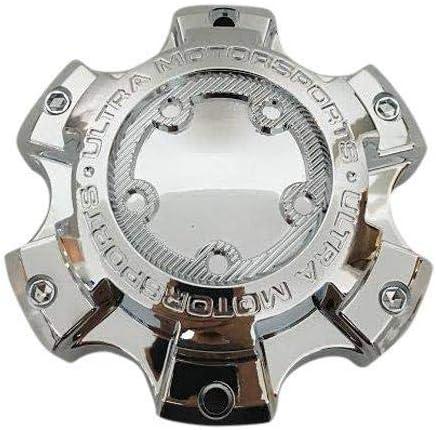New Chrome Ultra Wheel Motorsports C800805 A89-9865 Wheel Rim Center Hub Cap (1)