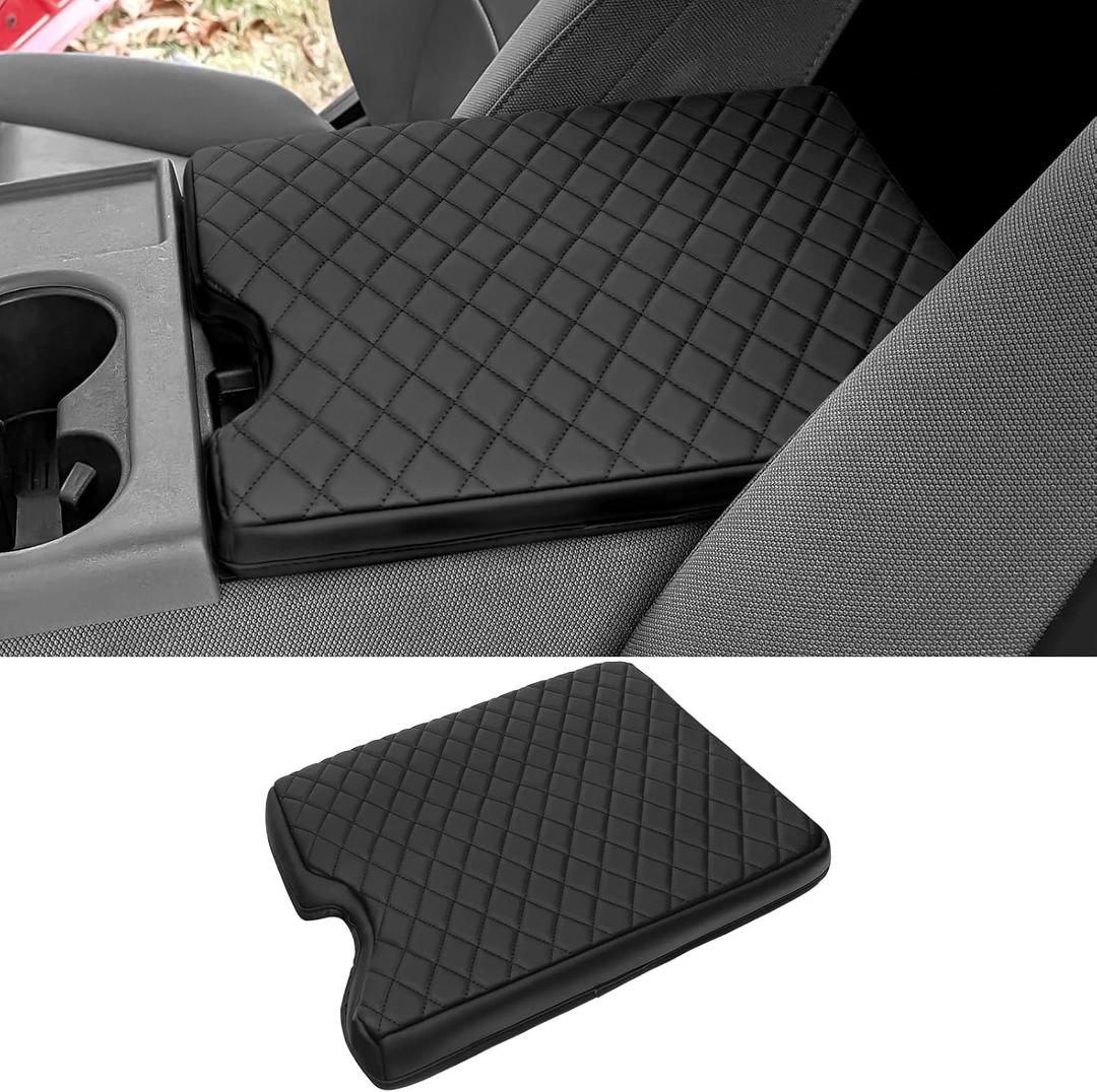 BIBLOZ Center Console Armrest Cover for Ford F150 2015-2024 2025 2026,F250 F350 F450 2017-2026 and Expedition 2018-2024 Accessories Center Console Cushion Cover(Jump Seat Only)