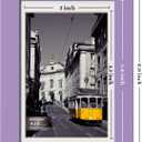 eletecpro 4x6 Picture Frames Set of 10, Picture Frame Collage Wall Decor Display 3.5x5 Photo with Mat or 4x6 without Mat, Home Decor Gallery Frame for Table Top or Wall Mounting, Purple