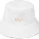 xo, Fetti Bride Embroidered Bucket Hat | Beige Bachelorette Party Outfit, Bridal Shower Gift, Engagement Accesories, Cute Neutral Bride to Be