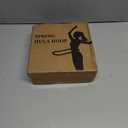 Weighted Spring Fitness Hoop, 4.4lb Soft Exercise Hoops for Adults Weight Loss, Foldable Hoops for Women Man, Waist Friendly Design, Portable Slimming Pilates Equipment for Home Workout