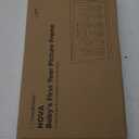 My First Year Photo Frame,12 Months Baby Picture Frame for Newborn Girl, Boy-Baby Shower Gifts Keepsakes, Monthly Baby's One Year Birthday Milestone,1st Nursery Photo Collage Display Board(Alpine White)