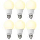 LED Light Bulbs 60W Equivalent, A19 Light Bulb Soft White 2700K 800LM 8 Watt, Non-Dimmable Standard Light Bulbs E26 Medium Base, 6 Pack