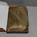 Haloo Blonde Bob Wigs with Bangs Shoulder Length Straight Natural Looking Synthetic Heat Resistant Medium Hair Wigs for Women Daily Party, 16 Inch Dirty Blonde