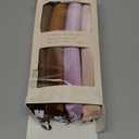 Heatless Curls Overnight Set - 8PCS Jumbo Velvet Hair Rollers to Sleep In, Soft Flexi Rods for No Damage Curls and Waves (Purple-Brown)