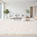 Mugorn Area Rugs 10x14 Living Room, Large Fluffy Cream White Area Rugs for Bedroom, Soft Carpet Shag Kids Room Rug, Non-Slip Fuzzy Rugs Indoor (10ft x 14ft, Cream White)