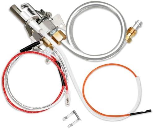 Upgrade 100112330 Water Heater Pilot Assembly, Replace 9007876 Thermopile for Water Heater, Compatible with 300 301 Series Whirlpool Water Heater Parts & A.O.Smith, American, State, Kenmore, Reliance