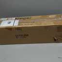 Huuger 118 Inch Sofa Table with Power Outlets, Skinny Behind Couch Table, 118.1" W