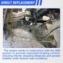 ABS Wheel Speed Sensor Front Rear Left Right Compatible with 2013 2014 2015 2016 2017 2018 2019 Nissan Sentra Driver and Passenger Side ABS Sensors # 479103DA0A 479003DA0A 479013DA0A (4pcs)