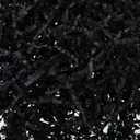 Fulmoon 1 Bag 3 lb/1.35 kg Shredded Paper for Gift Box Crinkle Cut Glitter Shredded Filler Shiny Paper Filler for Gift Wrapping Basket Filling Birthday Wedding Christmas(Black)