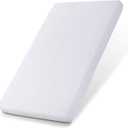 Pack and Play Mattress, 38" x 26" x 1.5", Dual-Sided Comfort Gel Memory Foam, White, Waterproof, Washable, Breathable, Machine Wash, 1 Count