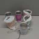 7 oz Mini Tumbler Shot Glass with Straw and Lid 12 Pcs Sublimation Shot Glasses Tumblers Stainless Steel Mini Shot Glasses with Lids for Wedding Party Whiskey Cocktail Bar, 12 Colored