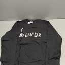 Deaf Awareness My Deaf Ear Right Hearing Impaired Long Sleeve T-Shirt M