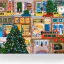 Galison Winter Lights Christmas Countdown  12 Days of Puzzles Featuring Images of Winter City Fun