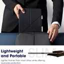 PITAKA for iPad Pro 11 Inch Case 2025/2024, Compatible with iPad Pro M5/M4, Portrait/Landscape Magnetic Case with Pencil Holder, 4 Standing Angles and - Black
