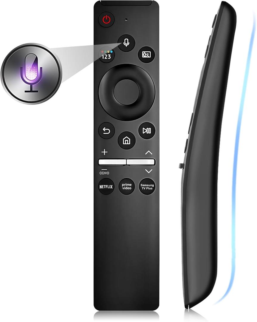 Voice Remote for Samsung Smart TV Remote Control Replacement BN59-01330A Fit for All Samsung Remote with Voice Function for S-amsung Frame Crystal UHD Curved Neo QLED OLED Smart TVs