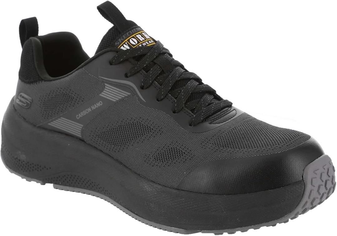 Skechers Men's Work Transporter Iite Industrial Shoe (8.5, Black)