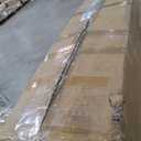 LITTLE TREE 63 Inches Long Console Table, 2-Tier Farmhouse Sofa Table Behind Couch, Large Narrow Entryway Table for Living Room, Wooden Hallway Foyer Table with Heavy Duty Base, Rustic Brown and Grey