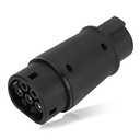 Adaptador Ccs1 A Ccs2,Type 1 to 2 Charger Adapter,EV Connector,Electric Vehicles Charging Adapter Type 1 to Type 2 Adapter IP54 16A/32A 230V Universal Charging Station Plug