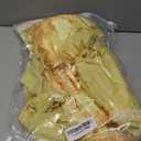 JaGely 5 Pcs Princess Fairy Costume for Women Corset Tops Skirt Headband Gloves Socks Adult Dress Carnival Role Play Party (Medium, Yellow)