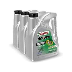 Castrol Actevo 4T 20W-50 Synthetic Blend Motorcycle Oil, 1 Gallon 
Pack of 3