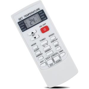 ZWP YKR-H/102E Replacement Remote Control for Air Conditioner 10418US-CYFP FP10404US 1015-CYFP 10524US-CYFP, for Della 048-MS-12 048-MS-18 048-MS-24 & AUX YKR-H/101E Air Conditioner