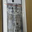 Keonjinn 3-Light Chrome Bathroom Light Fixtures Over Mirror, Crystal