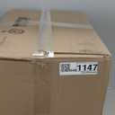 Amazon Basics Plastic Storage Containers with Secure Latching Lids, Stackable Organization Bins, Clear/Grey, 19 Quart, Set of 6