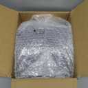 FOCUSLINE 100 Count Clear Plastic Plates 9 Inch, Disposable Heavy Duty Dinner Plates- Premium Hard Plastic Plate Fancy Disposable Clear Plates for Weddings, Parties and Events