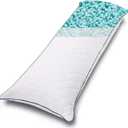 1 MIDDLE ONE Body Pillow, Memory Foam Body Pillows for Adults Sleeping, Long Pillow for Bed, Big Large Firm Full Body Pillow for Side Sleeper, 20x60 Inch (White)