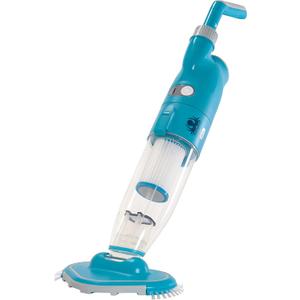 U.S. Pool Supply Handheld Pool Vacuum Cleaner - Manual Rechargeable Pool Vacuum for Above Ground Pools, Hot Tub Spa Vac - Cordless, Powerful Suction, Inground, Scrub Brush Head, Cleaning Leaves Debris