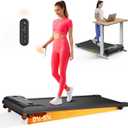 TINEF Under Desk Treadmill for Home and Office, Incline Walking Pad for Aerobic Exercise at Home, 4 in 1 Portable Treadmill for Walking, Jogging, Running and Climbing, 265 LBS Capacity, Gray