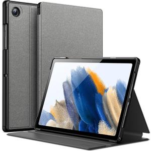 JETech Case for Samsung Galaxy Tab A8 10.5-Inch 2022 (SM-X200/X205/X207), Slim Folio Stand Protective Tablet Cover, Multi-Angle Viewing, Auto Wake/Sleep (Grey)