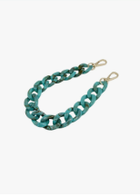 White Coffee Acrylic Resin Chain Purse Strap, 18 in DIY Acrylic Bag Chunky Purse Transparent Chain,